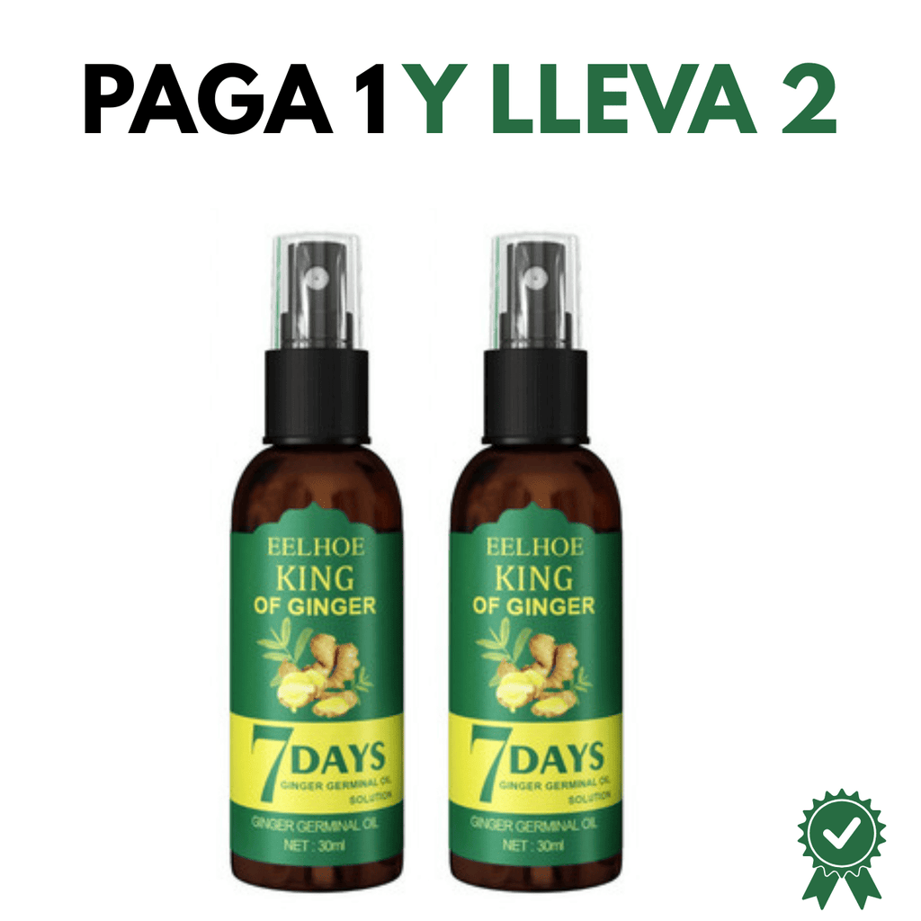 🚨Gran lanzamiento⚡️ Paga 1 Lleva 2 - Serum Jengibre Anti Caída y Crecimiento acelerado 7days™