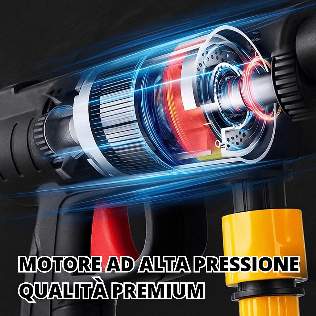 Idropulitrice portatile ad alta pressione + accessori gratuiti