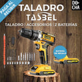 Taladro Tasbel Original - Compra hoy y recibe otra batería gratis